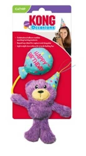 KONG Cat Occasions Birthday Teddy