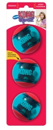 KONG Squeezz Action Ball Red Medium 