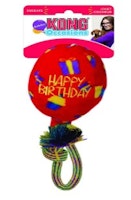 KONG Occasions Birthday Balloon Red Medium