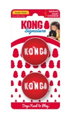 KONG Signature Balls Small 2er Pack 