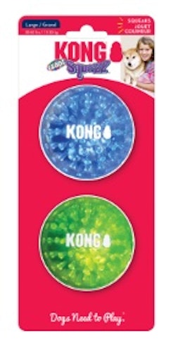 KONG Squeezz Geodz Large 2er Pack Sortiert