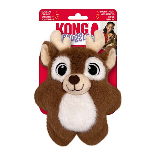 KONG Holiday Snuzzles Reindeer Small