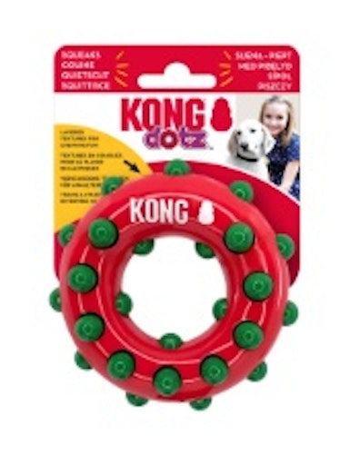 KONG Holiday Dotz Ring Small