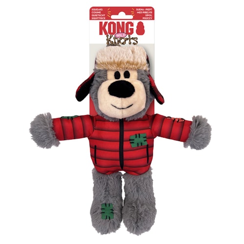 KONG Holiday Wild Knots Bear Medium / Large Sortiert