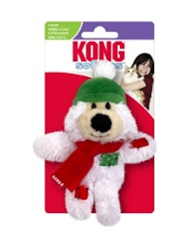 KONG Cat Holiday Softies Bear Sortiert