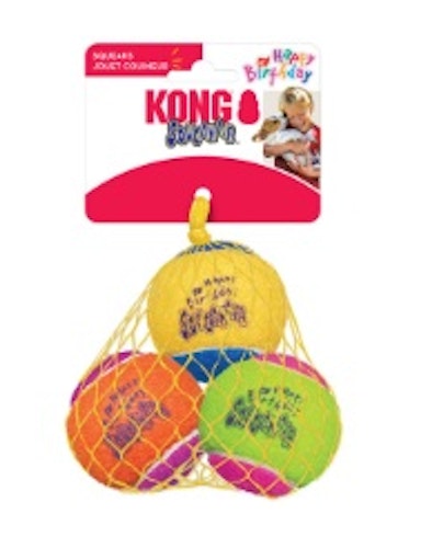 KONG SqueakAir Birthday Balls Medium