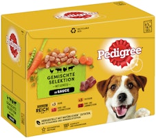 Pedigree Gemischte Selektion Multipack 12 x 100 Gramm Hundenassfutter