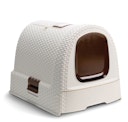 Vorschaubild CURVER Rattan Katzentoilette creme/mocca