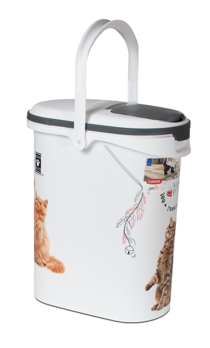 CURVER Futtercontainer Katze mit Motiven 10 Liter