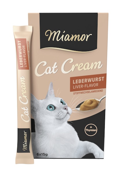 Miamor Cat Snack 6 x 15 Gramm Multipack Katzensnack Leberwurst-CreamVorschaubild