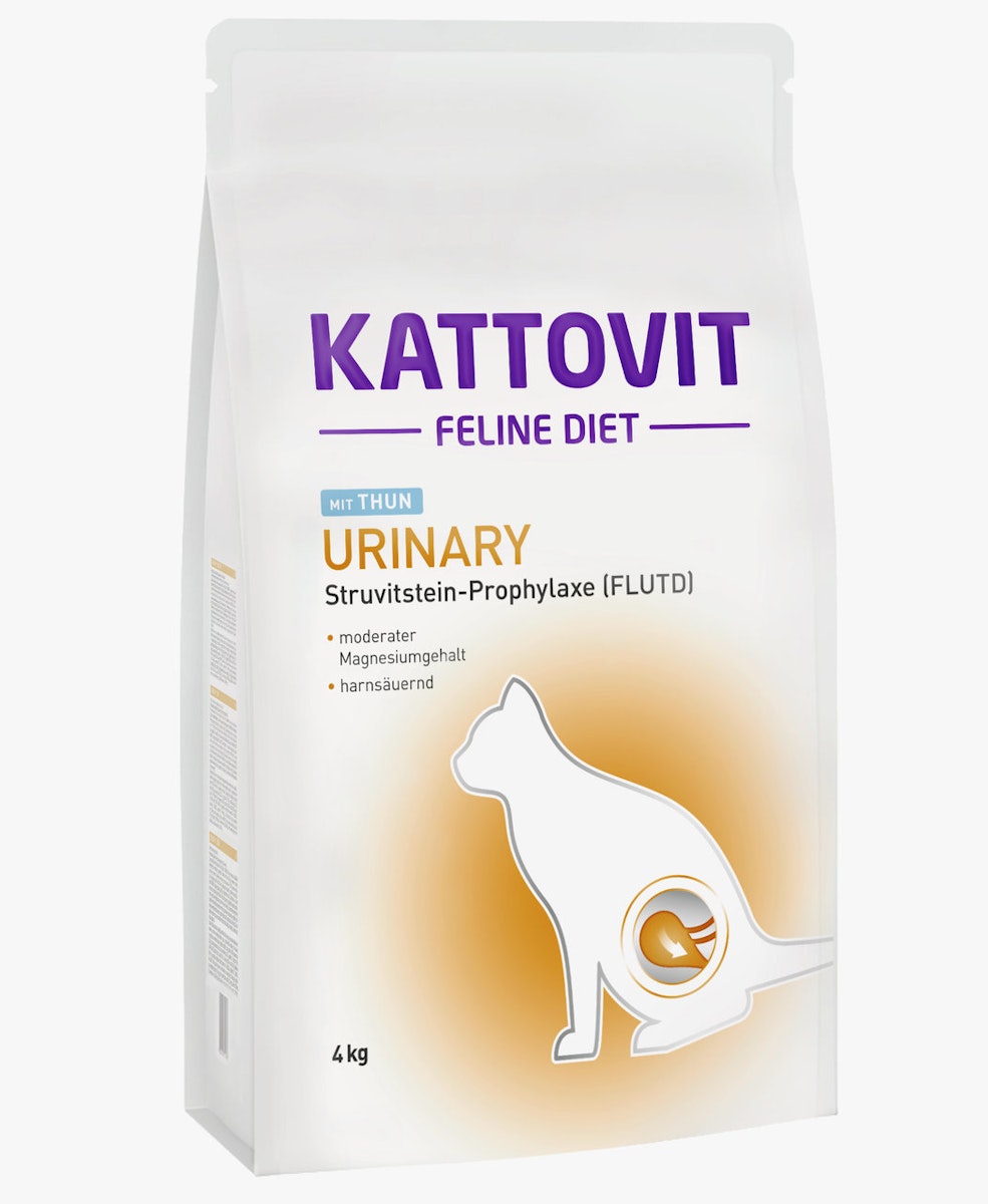 KATTOVIT Feline Urinary Thunfisch Katzentrockenfutter Diätnahrung Sparpaket 2 x 4 Kilogramm