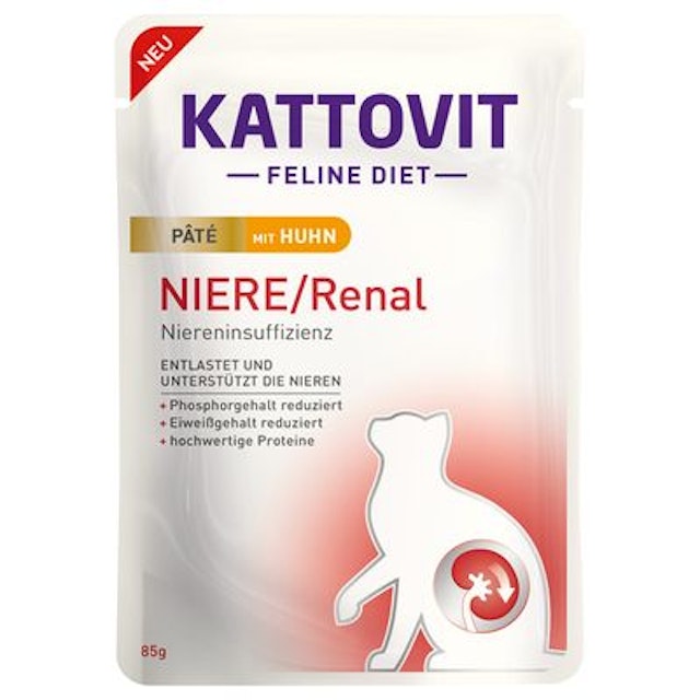 Kattovit Paté 10 x 85g Niere/Renal HuhnVorschaubild