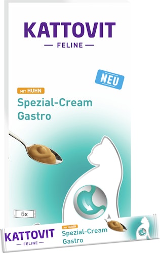 KATTOVIT Spezial-Cream Gastro 6 x 15 Gramm Diätfutter