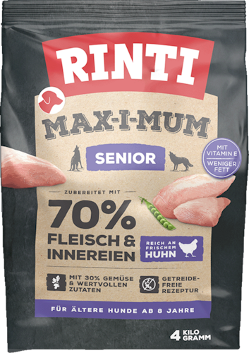 RINTI Max-I-Mum Senior Huhn Hundetrockenfutter