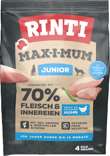 RINTI Max-I-Mum Junior Huhn Hundetrockenfutter