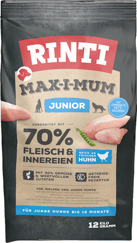 RINTI Max-I-Mum Junior Huhn Hundetrockenfutter