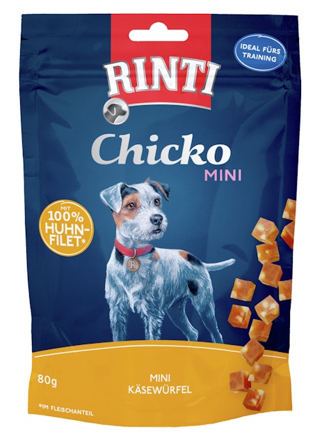 RINTI Chicko Mini Käsewürfel Huhn HundesnackVorschaubild
