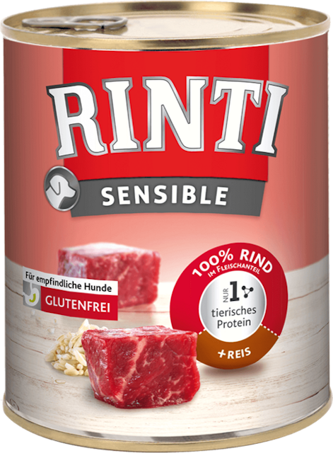 Rinti Sensible 6x800g Rind & ReisVorschaubild