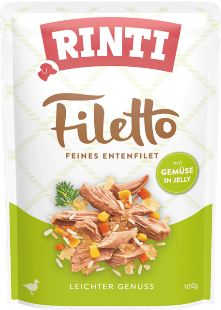 Rinti Filetto 24x100g Ente & Gemüse JellyVorschaubild