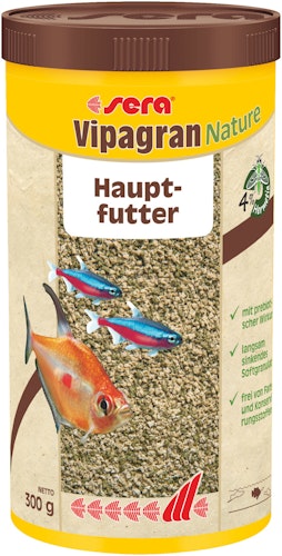 sera Vipagran Nature Hauptfutter Softgranulat