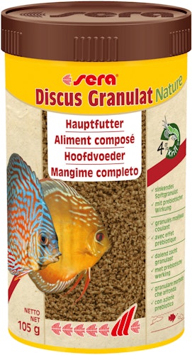 sera Discus Granulat Nature Hauptfutter für Diskusfische