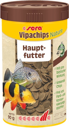 sera Vipachips Nature Hauptfutter für alle Bodenbewohner