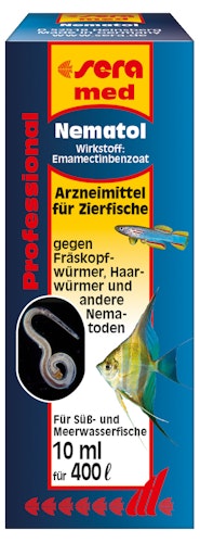 sera med Professional Nematol 10 ml Medikament für Zierfische