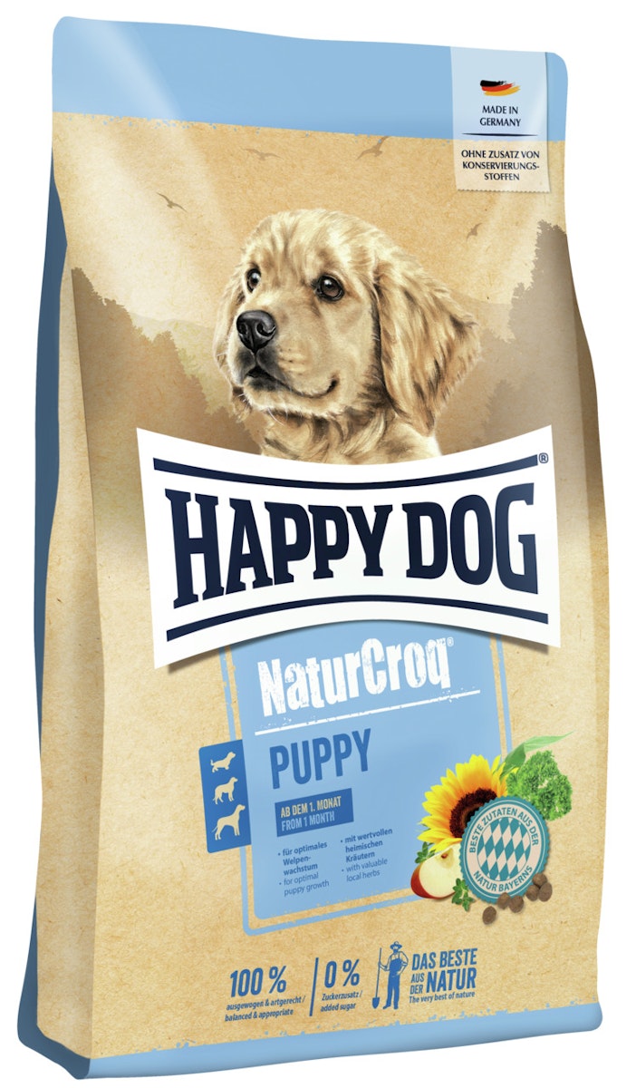 HAPPY DOG NaturCroq Puppy Hundetrockenfutter 15 Kilogramm