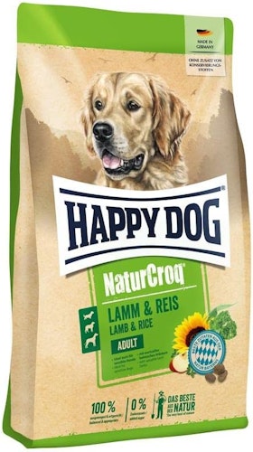 Happy Dog NaturCroq Lamm & Reis