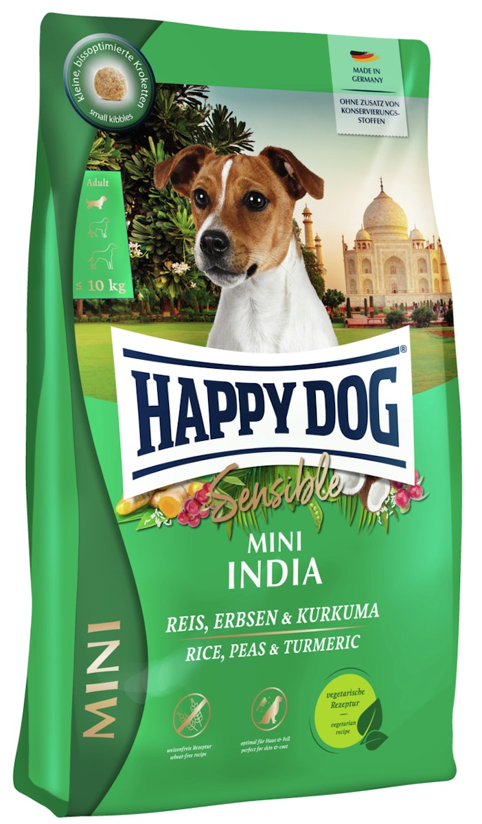 HAPPY DOG Sensible Mini India Hundetrockenfutter 4 Kilogramm