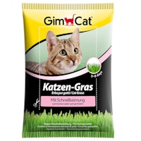 GimCat Katzen-Gras mit Schnellkeimung 100g Nahrungsergänzung für Katzen