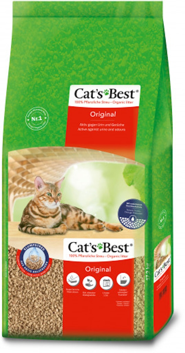 CAT’S BEST Original 17,2kg (ca. 40 Liter) Katzenstreu