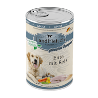 LandFleisch Hund Classic Ente mit Reis &gartengemüse 6x400g