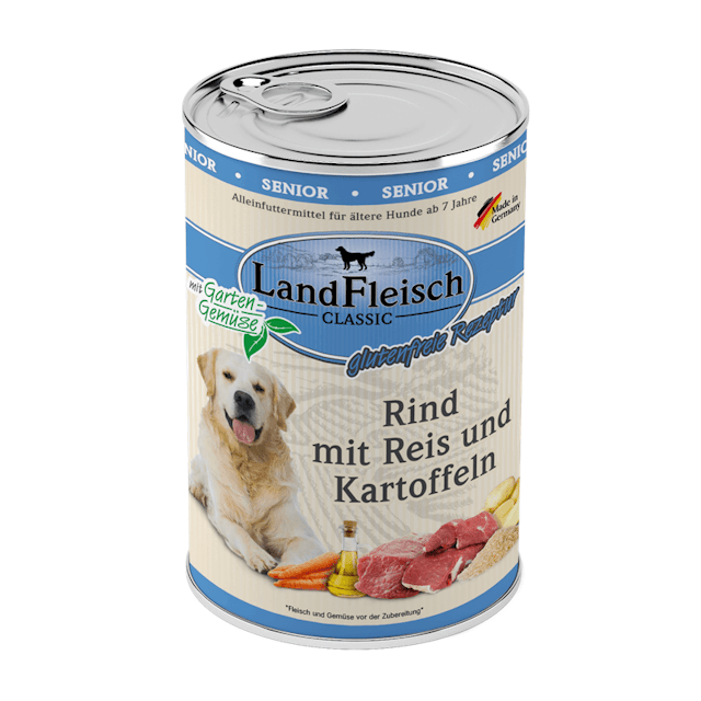 LandFleisch Hund Classic Senior Rind mit Kartoffeln & Gartengemüse 6 x 400gVorschaubild