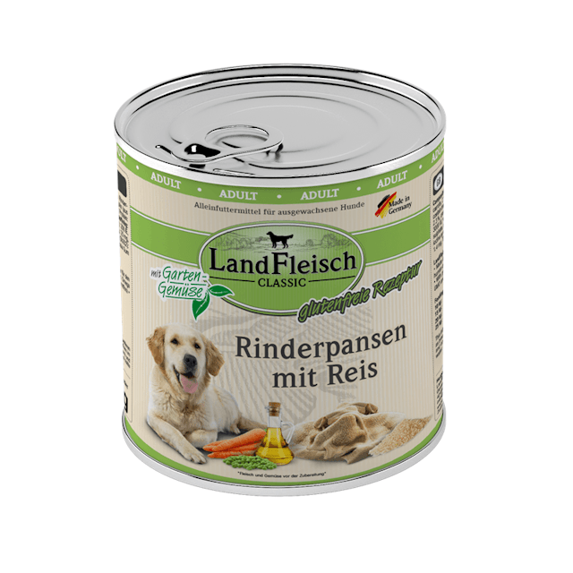 LandFleisch Hund Classic Rinderpansen mit Reis & Gartengemüse 6 x 800gVorschaubild