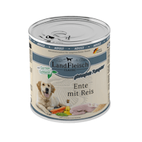 LandFleisch Hund Classic Ente mit Reis &gartengemüse 6x800g