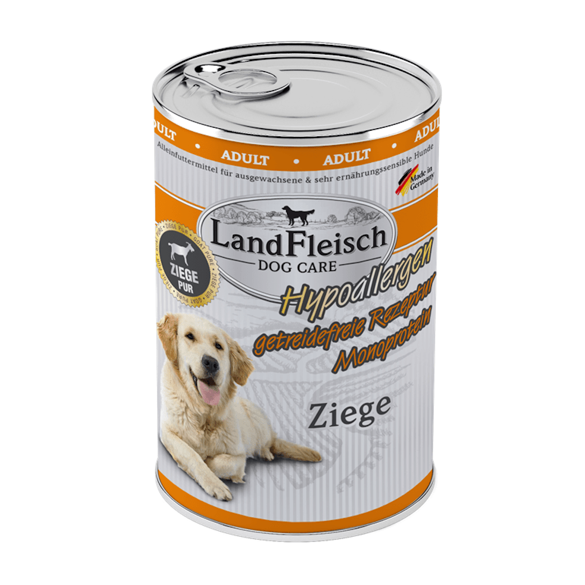 LandFleisch Hund Care Hypoallergen Ziege Sparpaket 12 x 400g