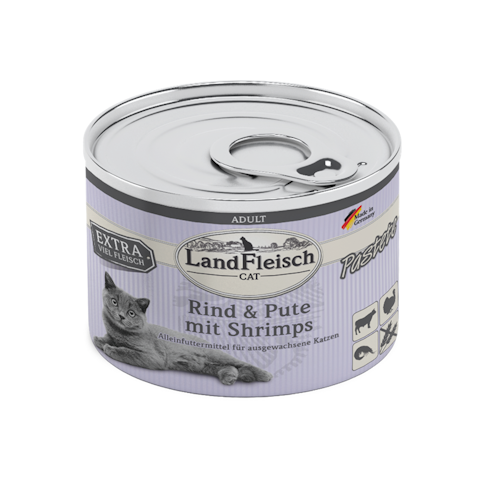 LandFleisch Katze Adult Pastete 195g