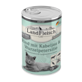 LandFleisch Katze Adult Pastete Rind, Kabeljau, Wurzelpetersilie 6 x 400gVorschaubild