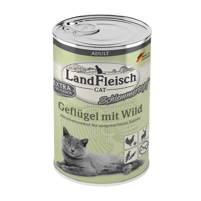 LandFleisch Katze Adult Schlemmertopf Geflügel & Wild 6 x 400gVorschaubild