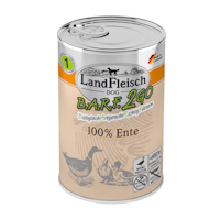LandFleisch Hund B.A.R.F.2GO 100% von der Ente 6x400g