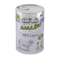 LandFleisch Hund B.A.R.F.2GO Exklusiv 100% vom Lamm 6x400g