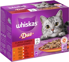 Whiskas Duo Classic Combos in Gelee Multipack 12 x 85 Gramm Katzennassfutter