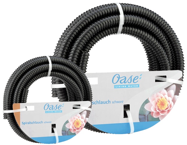 Oase Spiralschlauch schwarz