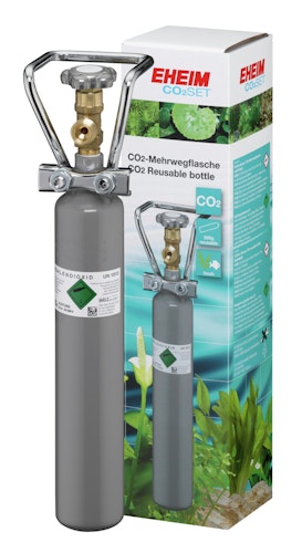 EHEIM CO2 Flasche 500g Mehrweg mit Flaschenhalter