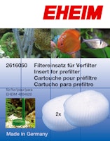 EHEIM 2616050 Filtereinsatz (2 Stück) für Vorfilter 4004620 Aquarienzubehör
