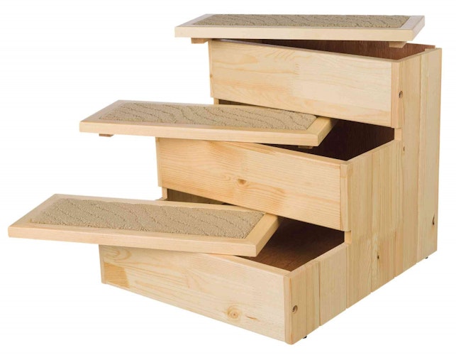 TRIXIE Treppe Petstair 40x45x38cm natur für Hunde und Katzen