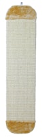 TRIXIE Kratzbrett mit Plüsch 78 x 18 Centimeter natur/beige