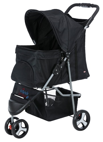 TRIXIE Buggy Hund und Katze 47x80x100cm schwarz