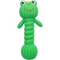TRIXIE Frosch-Hantel Latex 18 cm grün Hundespielzeug